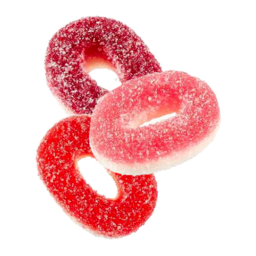 Trolli Röda frukter miniringar