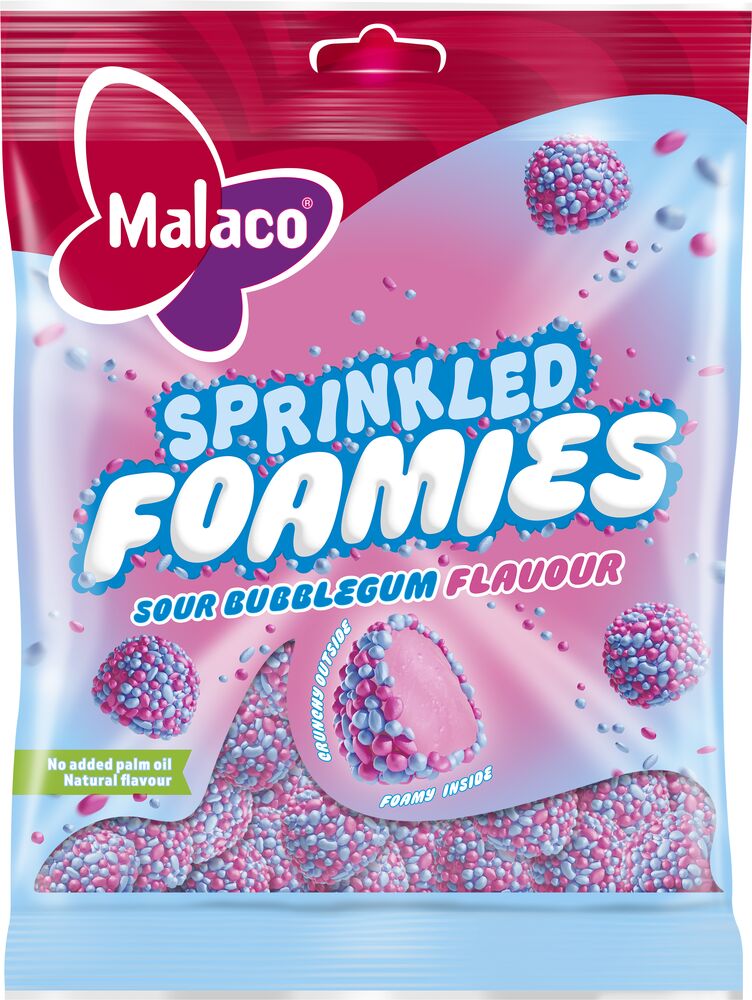 Malaco Strösslade skumisar sur bubblegum