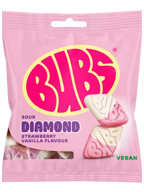 Jordgubb/Vanilj Diamant