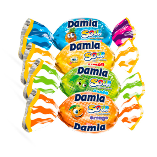 Damla Sour Blast Tuggkarameller