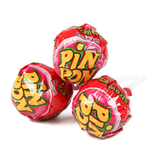 Pin Pon Klubba Tuggummi Sura Jordgubbar