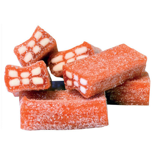 Sockrade jordgubbsbitar